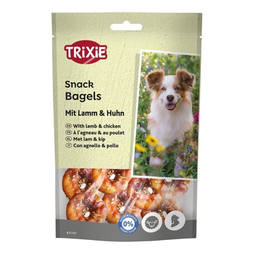 Ласощі Trixie Lamb Chicken Bagels Пончики з ягнятком та куркою для собак