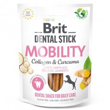 Brit Care Dental Stick Mobility Ласощі для здоров'я ясен, зубів та мобільності суглобів у собак, з колагеном та куркумою