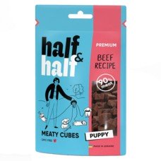 Half & Half Meaty Cubes Beef Recipe Puppy Ласощі для цуценят з яловичиною