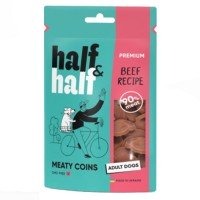 Half & Half Meaty Coins Beef Recipe Dogs Ласощі для собак з яловичиною