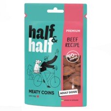 Half & Half Meaty Coins Beef Recipe Dogs Ласощі для собак з яловичиною