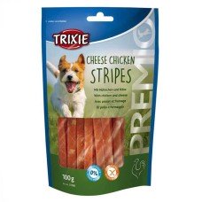 Ласощі Trixie Premio Chicken Cheese Stripes Зі смаком сиру та курки для собак