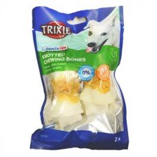 Ласощі Trixie Denta Fun Knotted Chewing Bone Кістка з куркою для чищення зубів собак