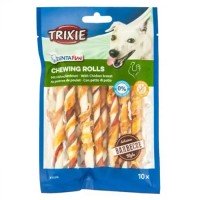 Ласощі Trixie Denta Fun Chewing Rolls Chicken Палички з куркою-барбекю для чищення зубів собак