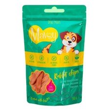 Mavsy Rabbit Chips for dogs Ласощі для собак чіпси з м'яса кролика