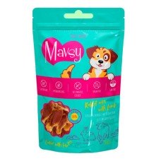 Mavsy Rabbit Ears with Lamb for dogs Ласощі для собак кролячі вушка з м'ясом ягняти