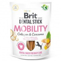 Brit Care Dental Stick Mobility Ласощі для здоров'я ясен, зубів та мобільності суглобів у собак, з колагеном та куркумою