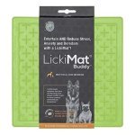 LickiMat Buddy Green Килимок для ласощів для собак, зелений