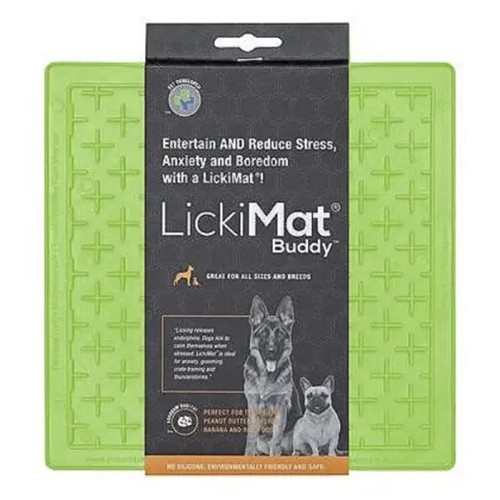 LickiMat Buddy Green Килимок для ласощів для собак, зелений