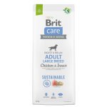 Сухий корм з куркою та комахами для дорослих собак великих порід Brit Care Dog Sustainable Adult Large Breed