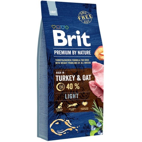 Сухий корм для собак Brit Premium Light