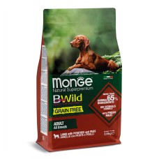 Cухий корм Monge BWild Grain Free Lamb Adult All Breed з ягням для дорослих собак всіх порід