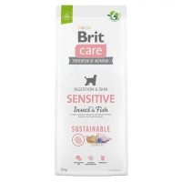 Brit Care Dog Sustainable Sensitive Сухий корм з рибою та комахами для собак із чутливим травленням