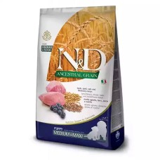 Farmina N&D Low Grain Lamb&Blueberry Puppy Medium&Maxi низькозерновий сухий корм з ягням та чорницею для цуценят середніх та великих порід
