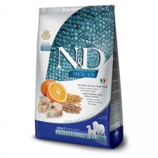 Farmina N&D Low Grain Ocean Cod&Orange Adult Medium & Maxi низькозерновий сухий корм з тріскою та апельсином для дорослих собак середніх та великих порід
