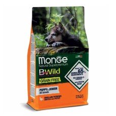 Cухий корм Monge Bwild Low Grain Puppy & Junior Deer All Breeds низькозерновий для цуценят всіх порід з олениною