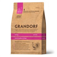 Сухий корм Grandorf Dog Medium & Maxi Turkey індичка для середніх та крупних порід