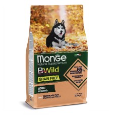 Cухий корм Monge BWild Grain Free Salmon Adult All Breed з лососем для дорослих собак всіх порід