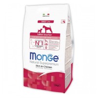 Monge Dog Mini Starter сухий корм для годуючих самок і цуценят маленьких порід з куркою
