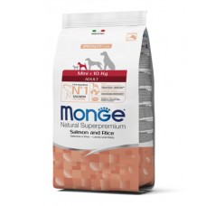 Cухий корм Monge Dog Mini Adult з лососем для дорослих собак дрібних порід