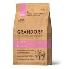 Сухий корм Grandorf Dog Puppy Lamb & Turkey ягня та індичка для цуценят від 3 тижнів