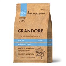 Сухий корм Grandorf Dog Medium & Maxi White Fish риба для середніх та великих порід