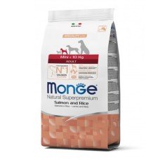 Cухий корм Monge Dog Mini Adult з лососем для дорослих собак дрібних порід