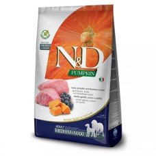 Farmina N&D Gгain Free Pumpkin Adult Medium&Maxi Lamb & Blueberry беззерновий корм для собак середніх і великих порід з ягням та чорницею