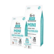 Сухий корм для собак Brit Care GF Mini Light & Sterilised (д/собак малих порід) контроль ваги