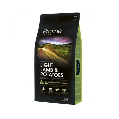 Сухий корм Profine Light Lamb and Potatoes для собак з надмірною вагою, ягня і картопля