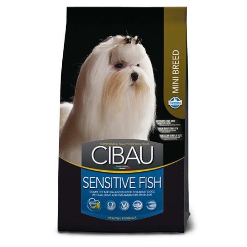 Farmina Cibau Sensitive Fish Mini сухий корм із рибою для собак маленьких порід із чутливим травленням
