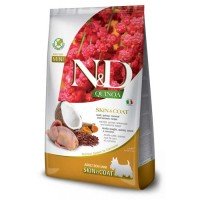 Farmina N&D Quinoa Skin&Coat Adult Mini  Сухий корм при харчовій алергії з перепелом та кіноа для малих порід