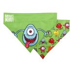 Max & Molly Bandana Little Monster M-L Бандана на нашийник для собак, малюнок "Маленькі монстри"