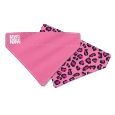 Max & Molly Bandana Leopard Pink M-L Бандана на нашийник для собак, малюнок "Леопард рожевий"