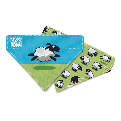 Max & Molly Bandana Black Sheep XS-S Бандана на нашийник для собак, малюнок "Чорна вівця"