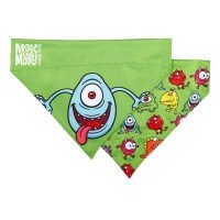 Max & Molly Bandana Little Monster M-L Бандана на нашийник для собак, малюнок "Маленькі монстри"