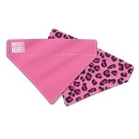 Max & Molly Bandana Leopard Pink M-L Бандана на нашийник для собак, малюнок "Леопард рожевий"