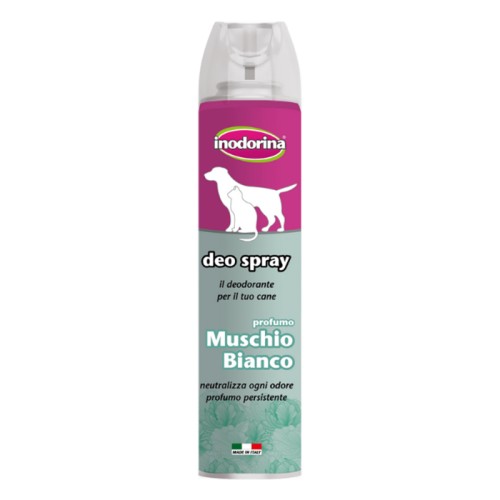 Inodorina Deo Spray White Musk Perfume Дезодорант для освіження шерсті з ароматом мускусу