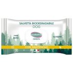 Inodorina Green Compostable Wipes For Dogs Shine With Panthenol Біорозкладні серветки для собак з пантенолом