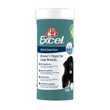Вітаміни 8in1 Excel Brewers Yeast Large Breed для собак великих порід пивні дріжджі з часником для шкіри та шерсті