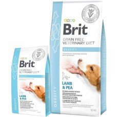 Сухий корм для собак Brit GF VetDiets Dog Obesity при надмірній вазі з ягнятиною, індичкою і горохом 12 кг