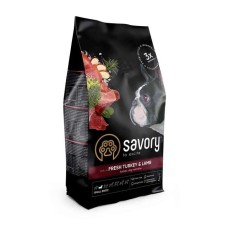 Сухий корм для собак Savory Small Breed rich in Fresh Turkey & Lamb 1 кг