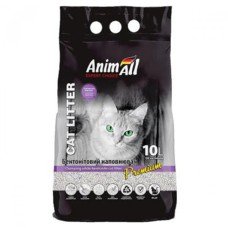 Наповнювач бентонітовий AnimAll Cat litter Premium Lavender для котів з ароматом лаванди 10 л