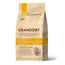 Grandorf Living Probiotics 4 Meat&Brown Rice Sterilized - Грандорф Сухий корм з 4 видами м'яса та рисом для стерилізованих котів 8 кг