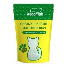 Хвостик Наповнювач силікагелевий для котячого туалету 10 л