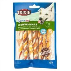 Ласощі Trixie Denta Fun Chewing Rolls Chicken Палички з куркою-барбекю для чищення зубів собак 105 г