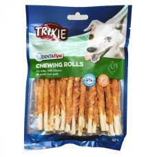 Ласощі Trixie Denta Fun Chewing Rolls Chicken Палички з куркою для чищення зубів собак 240 г