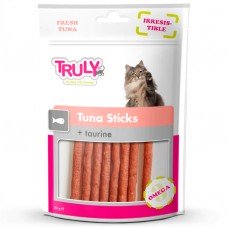 Truly Tuna Sticks + Taurine - Ласощі для котів палички з тунцем 90 г