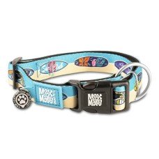 Max & Molly Smart ID Collar Aloha Нашийник з QR-кодом, малюнок "Алоха" M