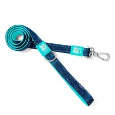 Max & Molly Short Leash Matrix Sky Blue Короткий повідець, малюнок "Матрікс небесно-блакитний" L